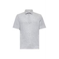 Brunello Cucinelli Double-Layered Straight Hem Polo Shirt