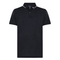 Emporio Armani Logo Embroidered Short Sleeved Polo Shirt