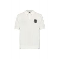 Dolce & Gabbana Crest Patch Polo Shirt