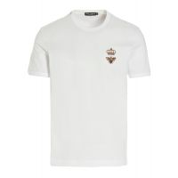 Dolce & Gabbana Sicily Crown Embroidered T-Shirt