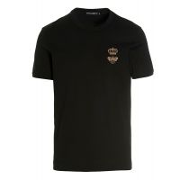 Dolce & Gabbana Sicily Crown Embroidered T-Shirt