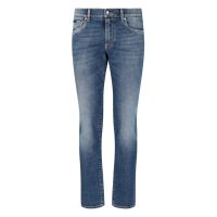 Dolce & Gabbana Logo Plaque Slim-Cut Jeans