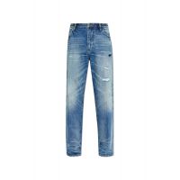 Emporio Armani Distressed Straight Leg Jeans