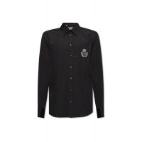 Dolce & Gabbana Heraldic Patch Long-Sleeved Shirt