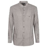 Emporio Armani Striped Button-Up Shirt