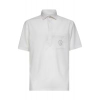 Brunello Cucinelli Logo Detailed Short-Sleeved Polo Shirt