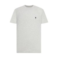 AMI Logo Embroidered Crewneck T-Shirt