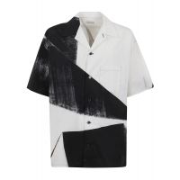 Alexander McQueen Brushstroke Collared Button-Up Shirt