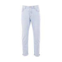 Brunello Cucinelli Logo Patch Tapered Jeans