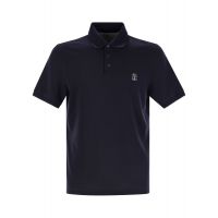 Brunello Cucinelli Logo Detailed Short-Sleeved Polo Shirt