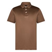 Emporio Armani Straight Hem Short-Sleeved Polo Shirt