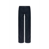 Dolce & Gabbana Logo Tag Frayed Hem Jeans