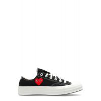 Comme des Garcons Play Round Toe Lace-Up Sneakers