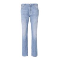 Brunello Cucinelli Logo Patch Cuffed-Hem Jeans