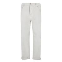 Brunello Cucinelli Logo Patch Slim-Fit Jeans