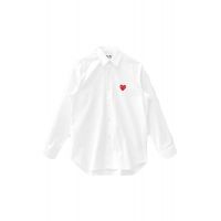 Comme des Garcons Play Heart-Applique Long Sleeved Shirt
