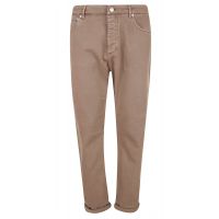 Brunello Cucinelli Logo-Patch Straight Leg Jeans