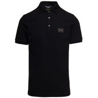 Dolce & Gabbana Logo Plaque Short Sleeved Polo Shirt