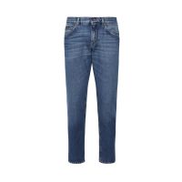 Dolce & Gabbana Logo Embroidered Slim-Fit Jeans