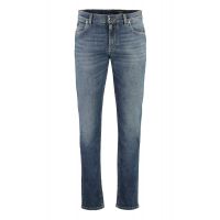 Dolce & Gabbana Logo Plaque Straight-Leg Jeans