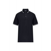 Emporio Armani Stripe Detailed Short-Sleeved Polo Shirt