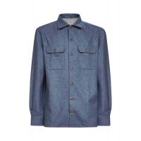 Brunello Cucinelli Long Sleeved Buttoned Shirt