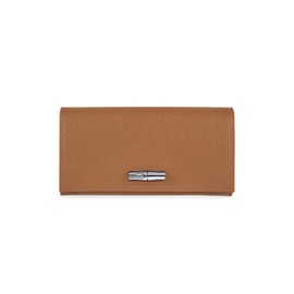 Longchamp Roseau Leather Continental Wallet 0400015038702_NATURAL