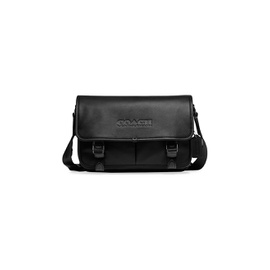 COACH League Leather Messenger Bag 0400016571512_BLACK