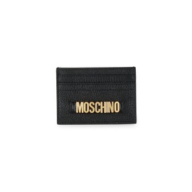 모스키노 Moschino Leather Card Case 0400016765107_BLACK