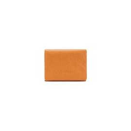 Longchamp Le Foulonne Leather Compact Wallet 0400016788005_SAFFRON