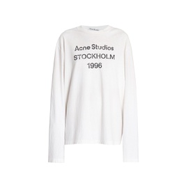 아크네 스튜디오 Acne Studios Edden U 1996 Long-Sleeve T-Shirt 0400018066156_OPTICWHITE