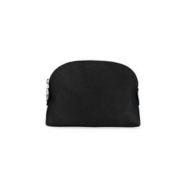 Longchamp Small Le Foulonne Leather Cosmetic Case 0401956626564_BLACK