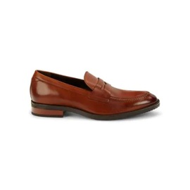 Cole Haan Leather Penny Loafers 0400016655249_BROWN