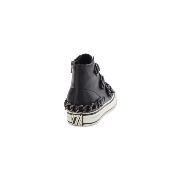 아쉬 Ash Vertigo Leather High-Top Sneakers 0400017106080_BLACK