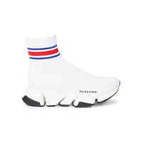 발렌시아가 Balenciaga Speed Knit Clear Sole Sneakers 0400017618088_WHITE_MULTICOLOR