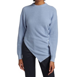 Michael Kors Collection Twisted Shaker Pullover Sweater 0400017632362_OXFORD