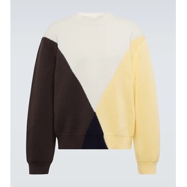 질샌더 Jil Sander Crewneck colorblock sweater P00648590