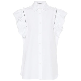 Miu Miu Cotton-poplin shirt P00461509