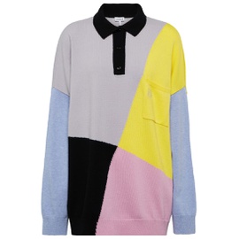 로에베 Loewe Colorblocked wool sweater P00628789