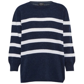 아페쎄 A.P.C. Lizzy striped wool and cotton sweater P00685164
