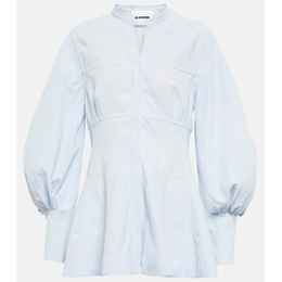 질샌더 Jil Sander Puff sleeve linen shirt P00703017