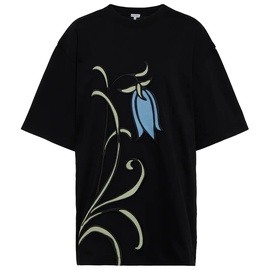 로에베 Loewe Bluebell embroidered jersey T-shirt P00628875