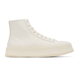 질샌더 Jil Sander 오프화이트 Off-White Vulcanized High-Top Sneakers 201249M236040