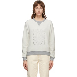 로에베 Loewe Grey Anagram Sweatshirt 202677F098157