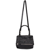 지방시 Givenchy Black Crinkled Small Pandora Bag 211278F048235