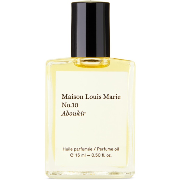  Maison Louis Marie No. 10 Aboukir Perfume Oil, 15 mL 211662M000045
