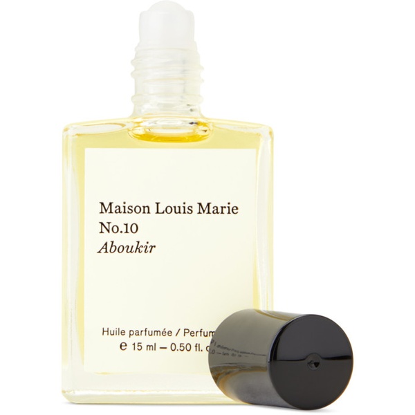  Maison Louis Marie No. 10 Aboukir Perfume Oil, 15 mL 211662M000045