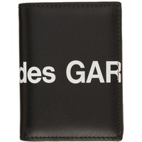 Comme des Garcons Wallets Black CDG Huge Logo Fold Over Wallet 212230F037005