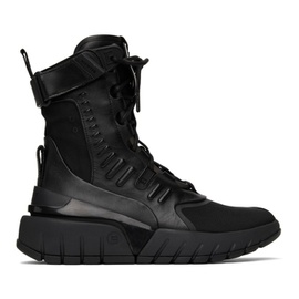 발망 Balmain Black B-Army High-Top Sneakers 212251M236001