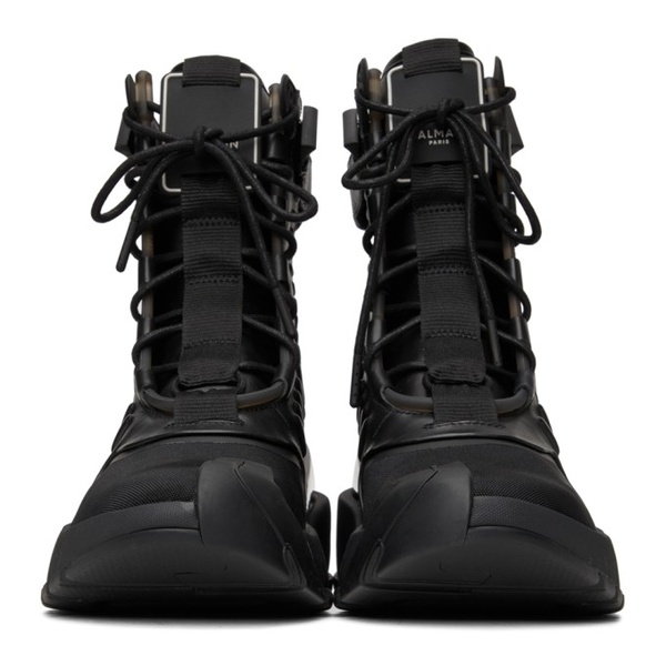 발망 발망 Balmain Black B-Army High-Top Sneakers 212251M236001